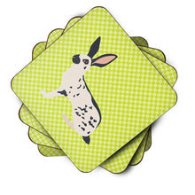 Load image into Gallery viewer, English Spot Rabbit Green Foam Coaster  BB7787FC