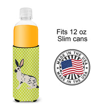 Load image into Gallery viewer, English Spot Rabbit Green   Hugger for slim cans