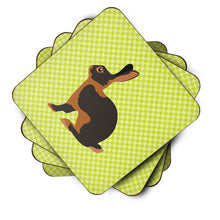 Load image into Gallery viewer, Tan Rabbit Green Foam Coaster  BB7789FC