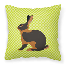Load image into Gallery viewer, Tan Rabbit Green Fabric Decorative Pillow BB7789PW1818