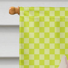 Load image into Gallery viewer, Hermelin Rabbit Green Flag Canvas House Size BB7790CHF