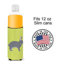 Load image into Gallery viewer, Giant Chinchilla Rabbit Green   Hugger for slim cans