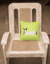 Load image into Gallery viewer, California White Rabbit Green Fabric Decorative Pillow BB7793PW1818