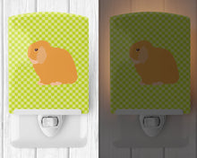Load image into Gallery viewer, Holland Lop Rabbit Green Ceramic Night Light BB7794CNL