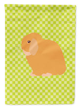 Load image into Gallery viewer, Holland Lop Rabbit Green Garden Flag - Outdoor Decorative Yard Flag