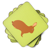 Load image into Gallery viewer, Rex Rabbit Green Foam Coaster  BB7795FC