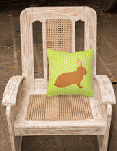 Load image into Gallery viewer, Rex Rabbit Green Fabric Decorative Pillow BB7795PW1818