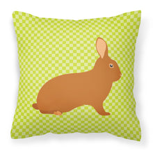 Load image into Gallery viewer, Rex Rabbit Green Fabric Decorative Pillow BB7795PW1818