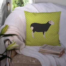 Load image into Gallery viewer, Herwick Sheep Green Throw Pillow - 14x14 Decorative Pillow – Art for Your Home &amp; Patio BB7796PW1414