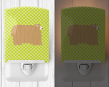 Load image into Gallery viewer, Lincoln Longwool Sheep Green Ceramic Night Light BB7797CNL