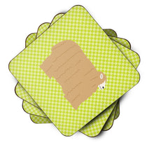 Load image into Gallery viewer, Lincoln Longwool Sheep Green Foam Coaster  BB7797FC