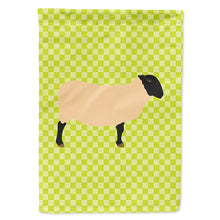 Load image into Gallery viewer, Suffolk Sheep Green Flag Canvas House Size BB7798CHF