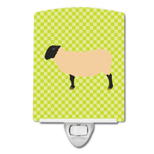 Load image into Gallery viewer, Suffolk Sheep Green Ceramic Night Light BB7798CNL