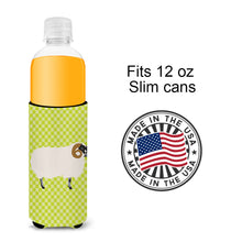 Load image into Gallery viewer, Scottish Blackface Sheep Green   Hugger for slim cans
