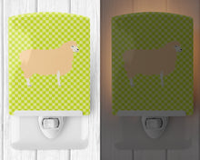 Load image into Gallery viewer, English Leicester Longwool Sheep Green Ceramic Night Light BB7800CNL