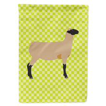 Load image into Gallery viewer, Hampshire Down Sheep Green Flag Canvas House Size BB7802CHF