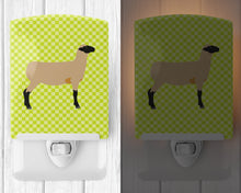 Load image into Gallery viewer, Hampshire Down Sheep Green Ceramic Night Light BB7802CNL