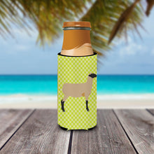 Load image into Gallery viewer, Hampshire Down Sheep Green   Hugger for slim cans