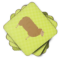 Load image into Gallery viewer, East Friesian Sheep Green Foam Coaster  BB7803FC