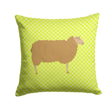 Load image into Gallery viewer, East Friesian Sheep Green Throw Pillow - 14x14 Decorative Pillow – Art for Your Home &amp; Patio BB7803PW1414