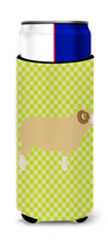 Load image into Gallery viewer, Horned Dorset Sheep Green   Hugger for slim cans