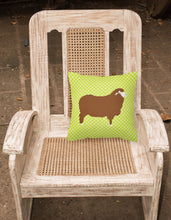Load image into Gallery viewer, Merino Sheep Green Fabric Decorative Pillow BB7807PW1818