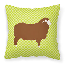 Load image into Gallery viewer, Merino Sheep Green Fabric Decorative Pillow BB7807PW1818