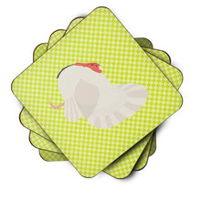 Load image into Gallery viewer, White Holland Turkey Green Foam Coaster  BB7809FC