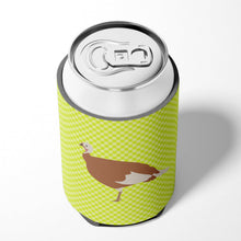 Load image into Gallery viewer, Jersey Buff Turkey Hen Green Can or Bottle Hugger BB7810CC