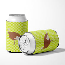 Load image into Gallery viewer, Jersey Buff Turkey Hen Green Can or Bottle Hugger BB7810CC