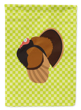 Load image into Gallery viewer, Bronze Turkey Green Garden Flag - Outdoor Decorative Yard Flag