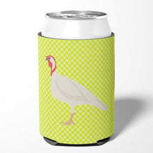 Load image into Gallery viewer, Beltsville Small White Turkey Hen Green Can or Bottle Hugger BB7815CC