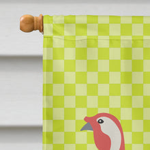 Load image into Gallery viewer, Beltsville Small White Turkey Hen Green Flag Canvas House Size BB7815CHF