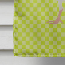 Load image into Gallery viewer, Beltsville Small White Turkey Hen Green Flag Canvas House Size BB7815CHF
