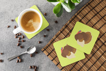Load image into Gallery viewer, French Turkey Dindon Green Foam Coaster  BB7816FC