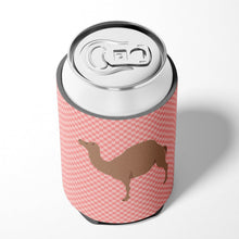 Load image into Gallery viewer, F1 Hybrid Camel Pink Check Can or Bottle Hugger BB7819CC