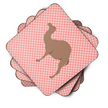 Load image into Gallery viewer, F1 Hybrid Camel Pink Check Foam Coaster  BB7819FC