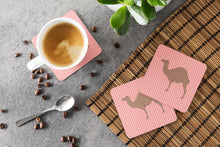 Load image into Gallery viewer, F1 Hybrid Camel Pink Check Foam Coaster  BB7819FC