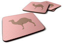 Load image into Gallery viewer, F1 Hybrid Camel Pink Check Foam Coaster  BB7819FC