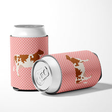 Load image into Gallery viewer, Ayrshire Cow Pink Check Can or Bottle Hugger BB7827CC