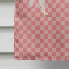 Load image into Gallery viewer, Ayrshire Cow Pink Check Flag Canvas House Size BB7827CHF