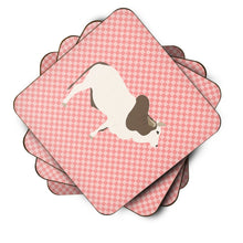 Load image into Gallery viewer, Malvi Cow Pink Check Foam Coaster  BB7830FC