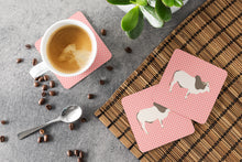 Load image into Gallery viewer, Malvi Cow Pink Check Foam Coaster  BB7830FC