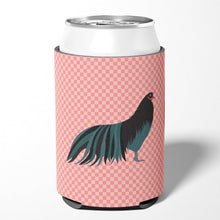Load image into Gallery viewer, Sumatra Chicken Pink Check Can or Bottle Hugger BB7833CC