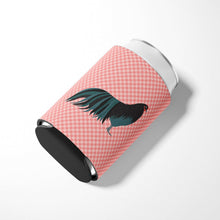 Load image into Gallery viewer, Sumatra Chicken Pink Check Can or Bottle Hugger BB7833CC