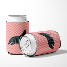 Load image into Gallery viewer, Sumatra Chicken Pink Check Can or Bottle Hugger BB7833CC