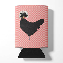 Load image into Gallery viewer, Polish Poland Chicken Pink Check Can or Bottle Hugger BB7834CC