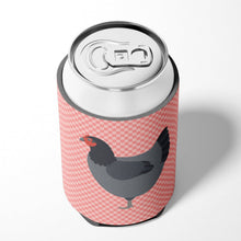 Load image into Gallery viewer, Jersey Giant Chicken Pink Check Can or Bottle Hugger BB7835CC