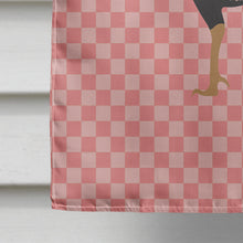 Load image into Gallery viewer, Kulang Chicken Pink Check Flag Canvas House Size BB7838CHF