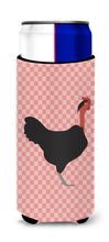 Load image into Gallery viewer, Naked Neck Chicken Pink Check   Hugger for slim cans
